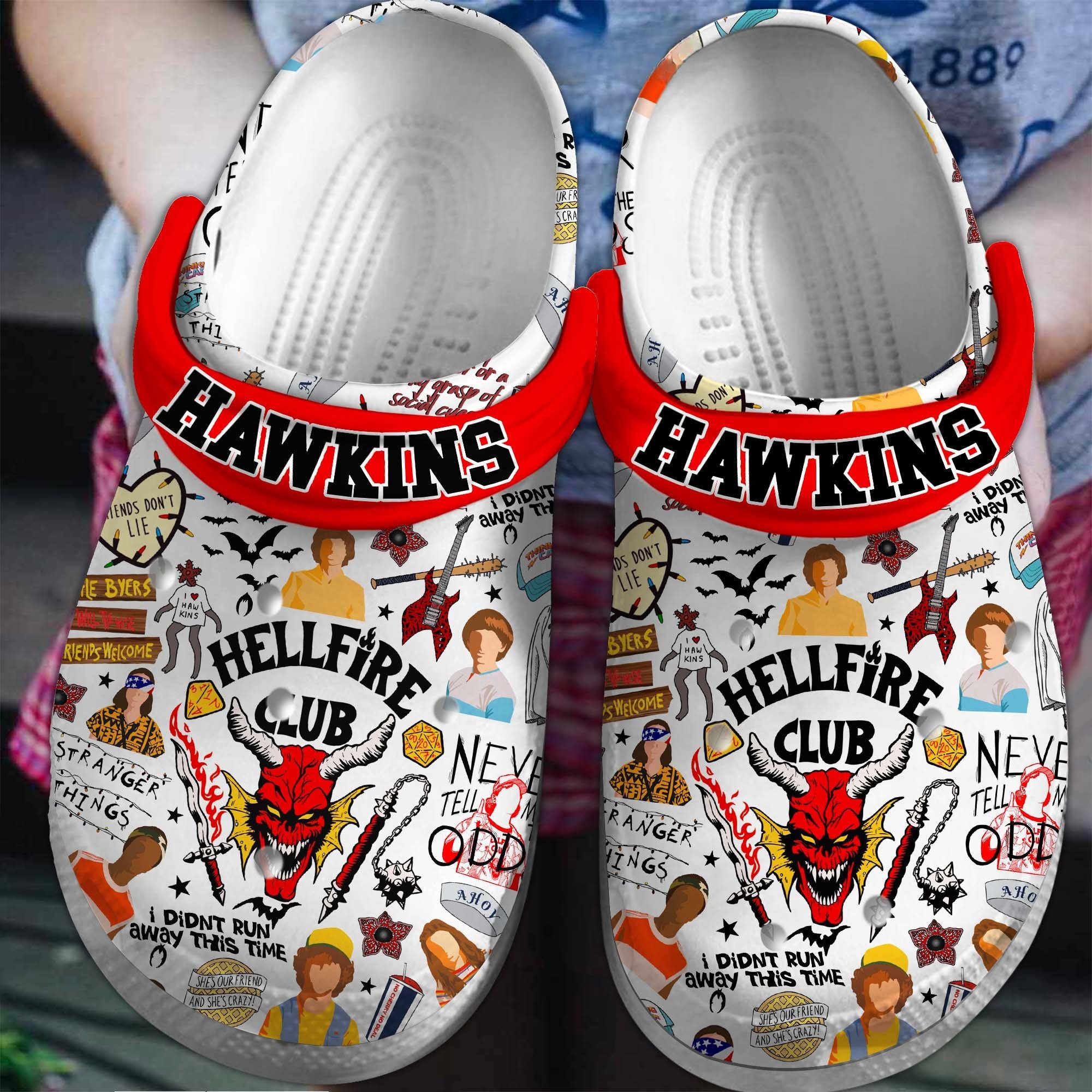 stranger things hellfire club movie clogs for kids and adults yrhkj