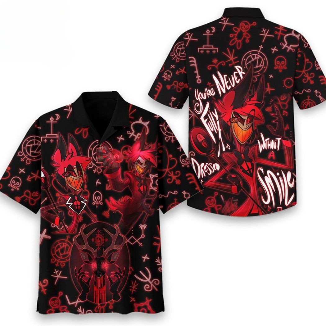 stunning cool hazbin hotel tv series hawaiian shirt fast shipping worldwide q7qoe