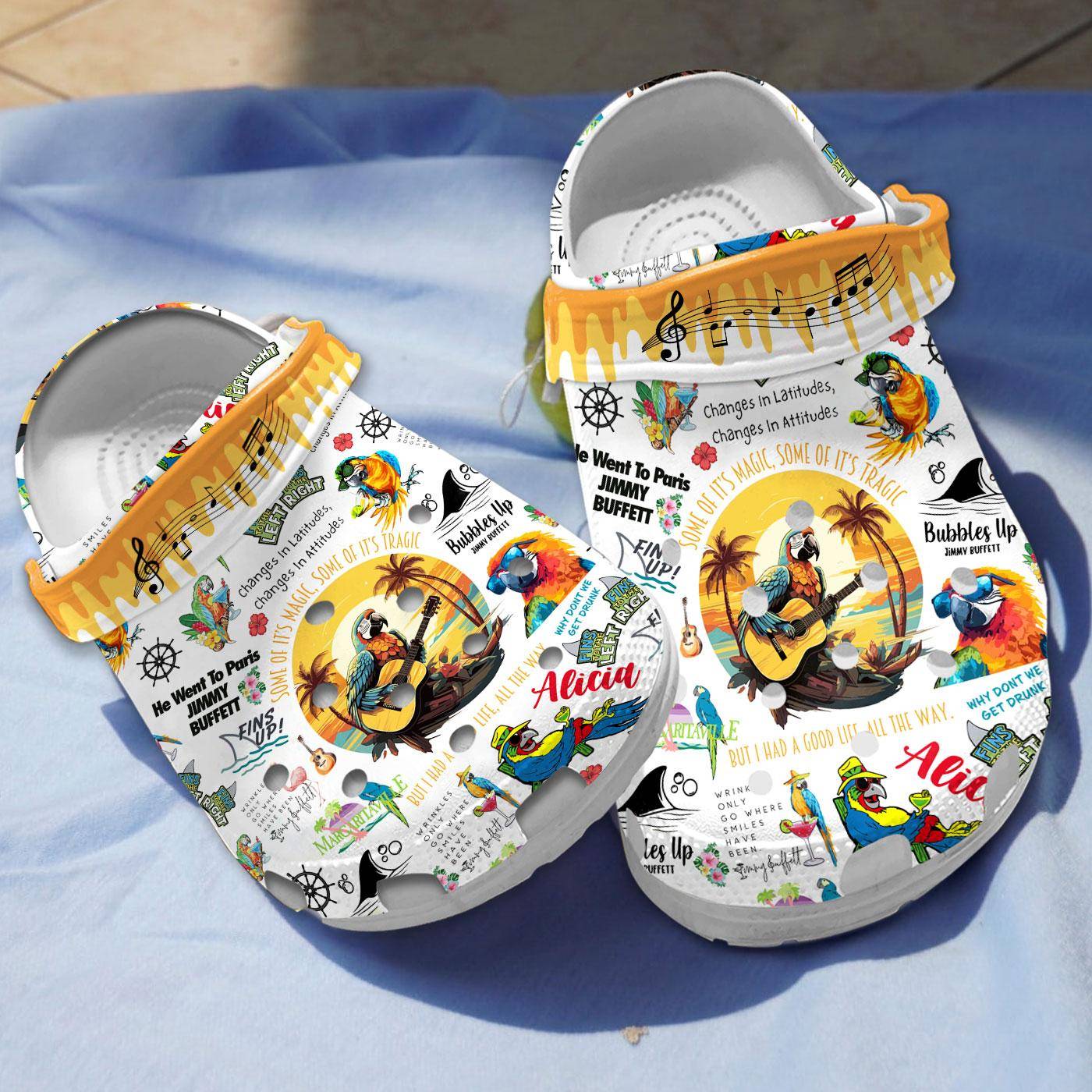 stylish 26 comfortable jimmy buffett clogs unique gift for fans gxnpj