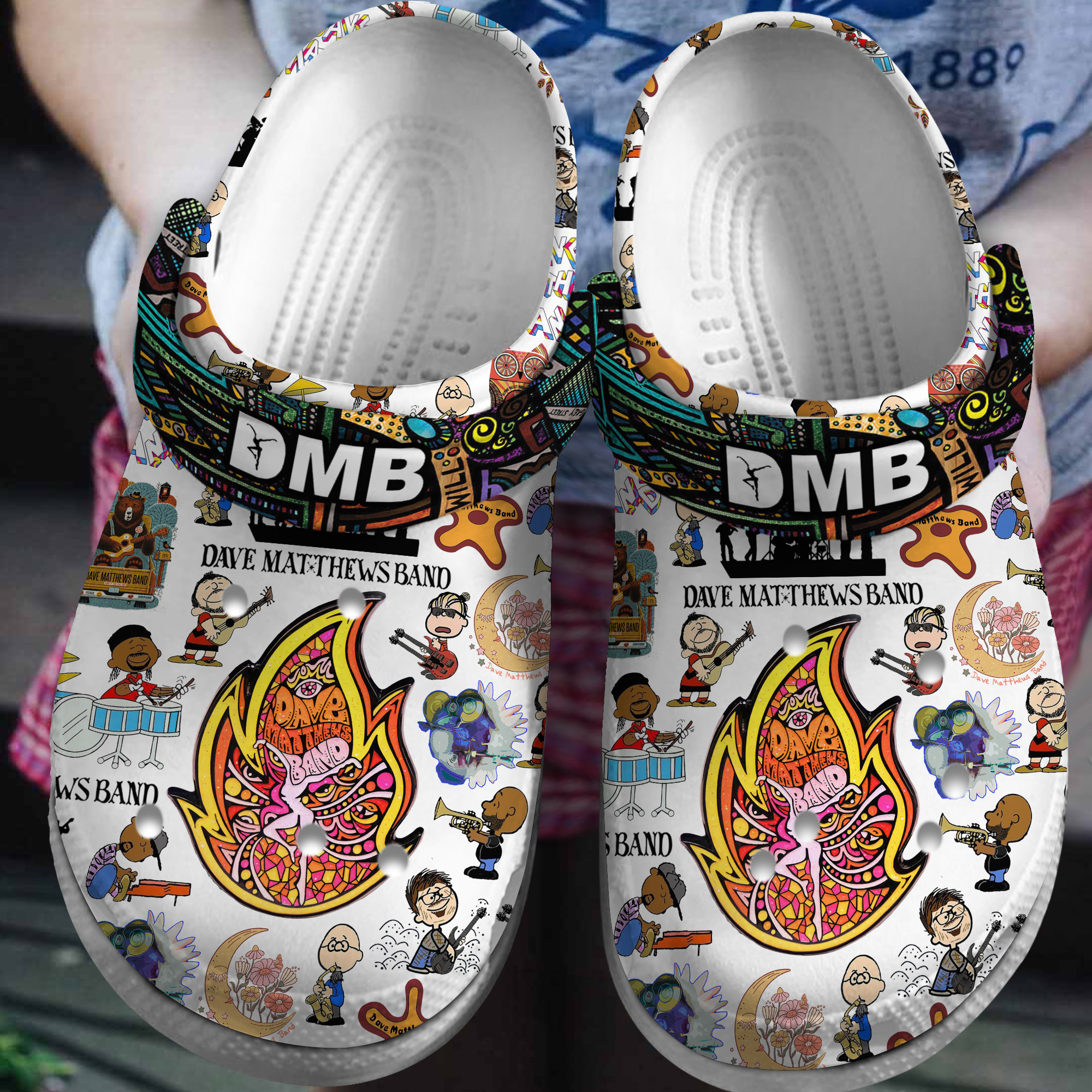 stylish dave matthews band music clogs for kids and adults tyey2