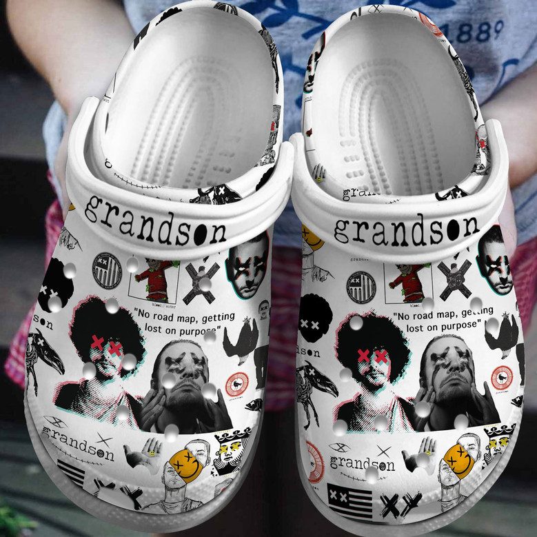 stylish white sandals grandson music clogs fast shipping worldwide vej0h
