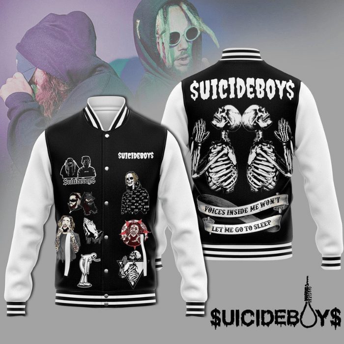 suicideboys aesthetic design comfortable baseball jacket orpmj