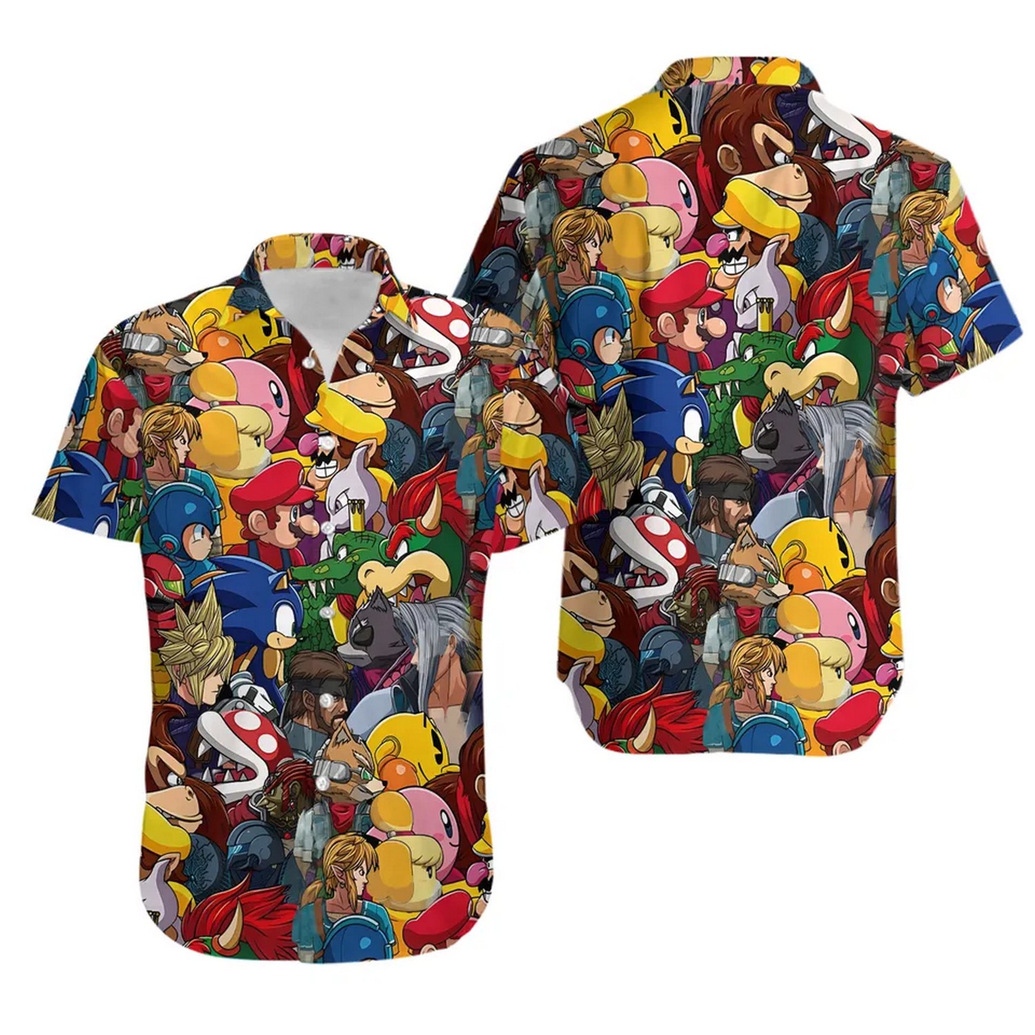 super smash bros hawaiian shirt mn0tb