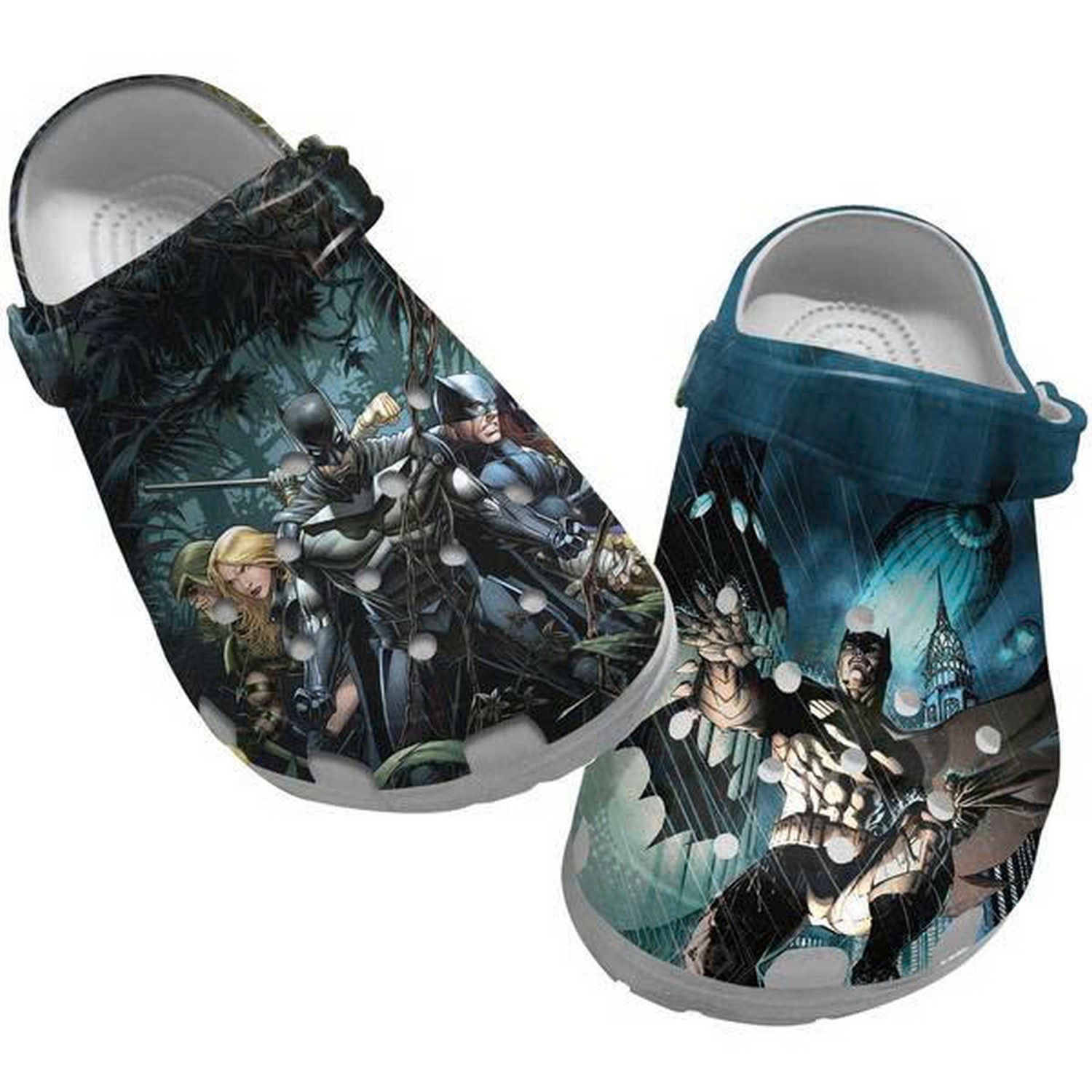 superhero dc comic batman clogs for kids 26 adults 7hjtw