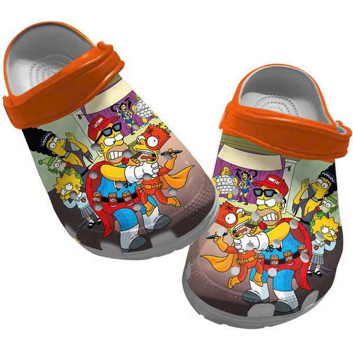 supermans simpson clogs for kids and adults ajpv9