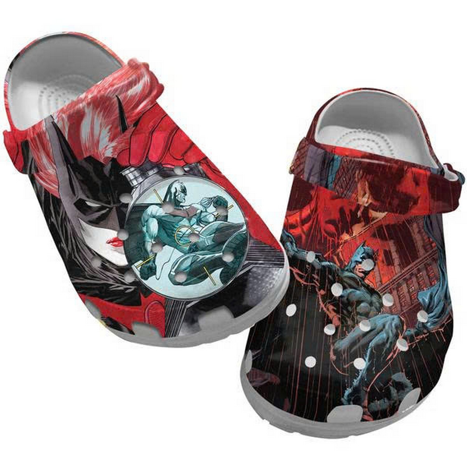 supperhero batman rainy night clogs for kids and adults haghl