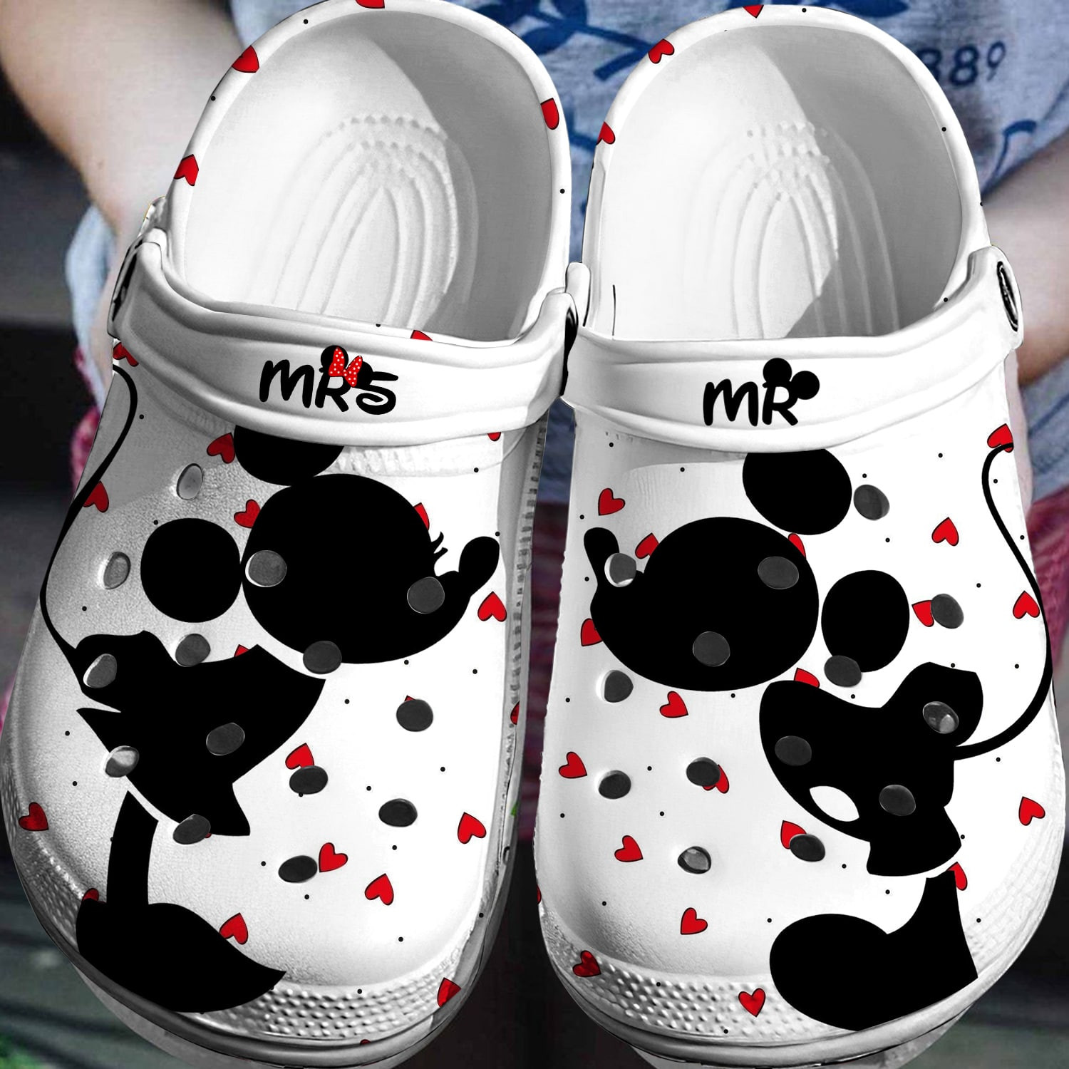 sweet kiss black shadow mickey and minnie white for kids 26 adults hao96