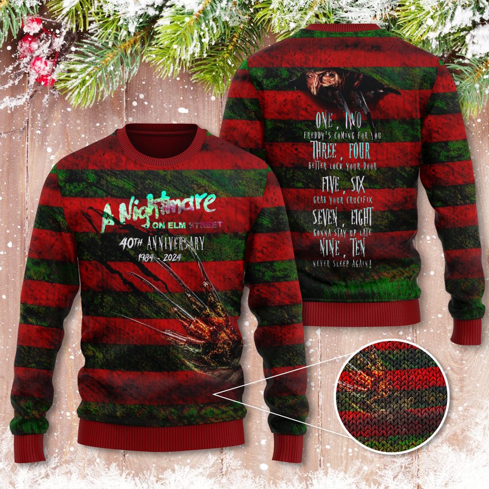 t3oI4uwY FSreddy Krueger Ugly sweater HUNGVV6697