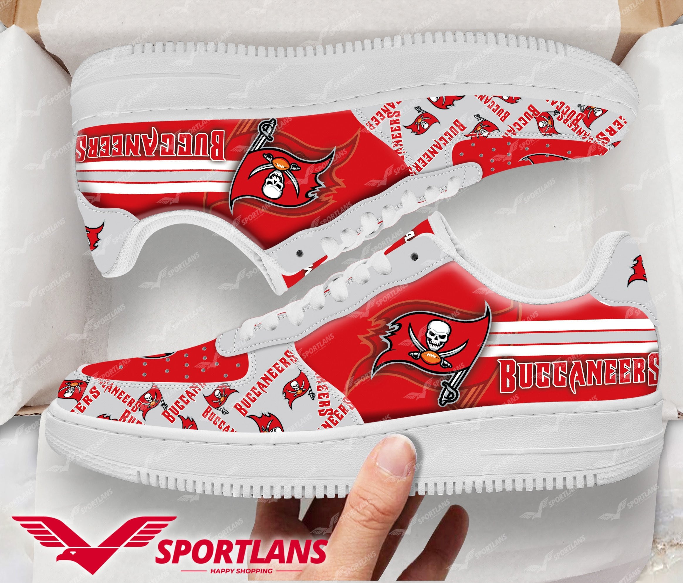 tampa bay buccaneers nfl personalized air force 1 shoes fkfna