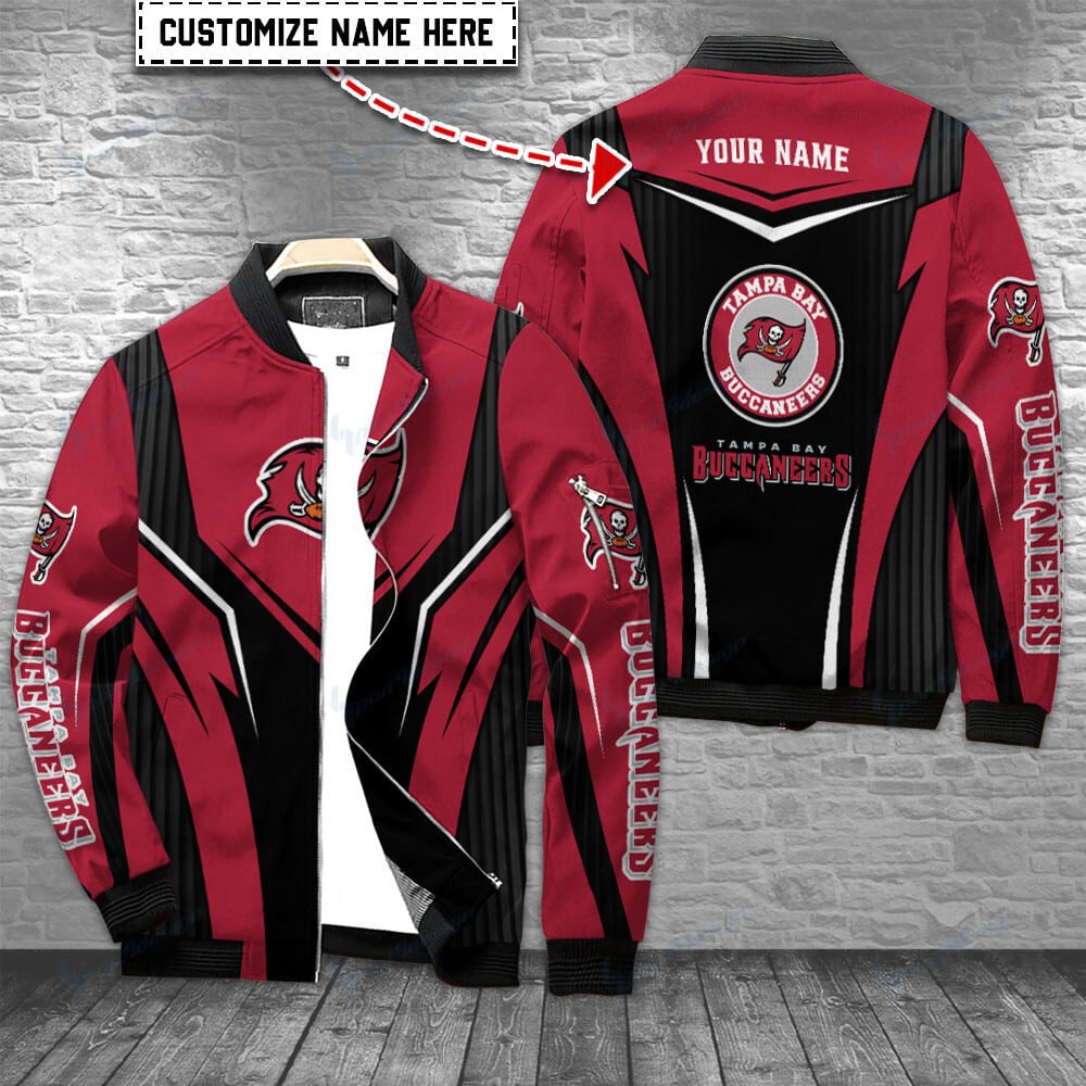 tampa bay buccaneers personalized bomber jacket bg288 8btuh