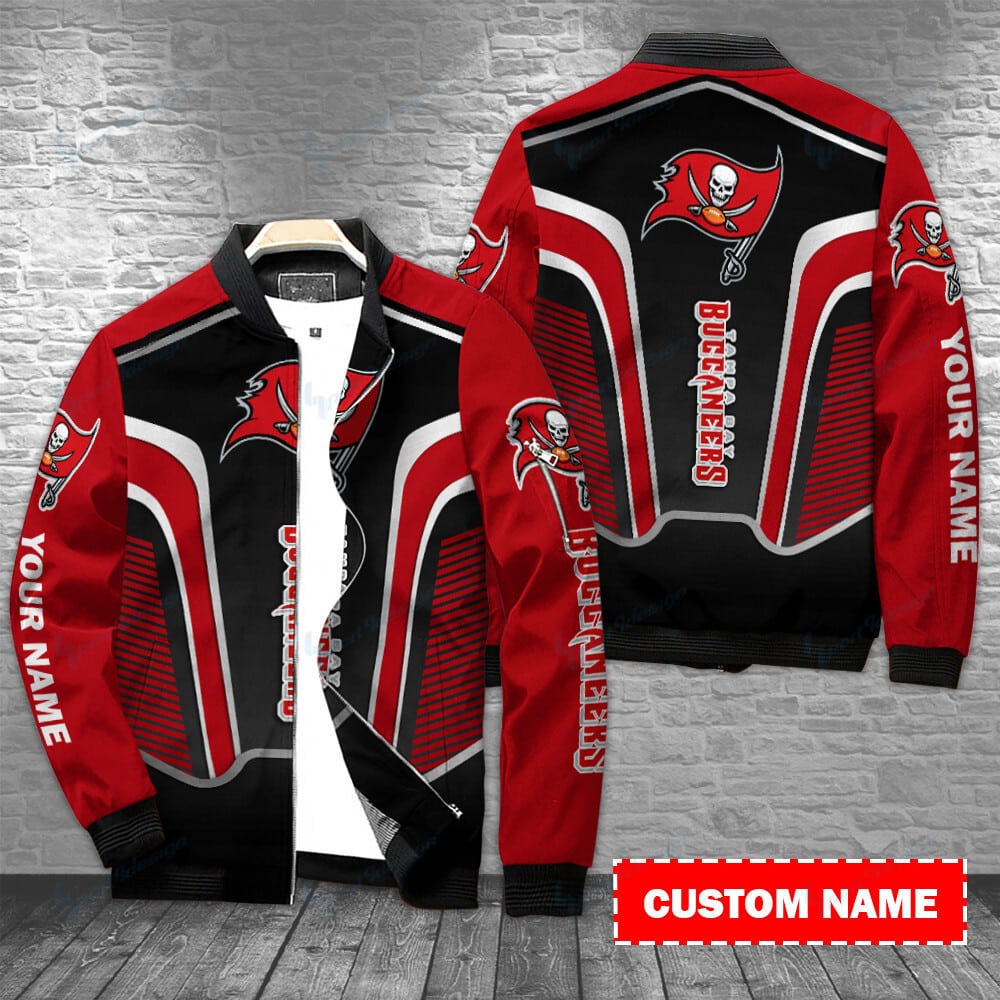 tampa bay buccaneers personalized bomber jacket bg340 rknrq
