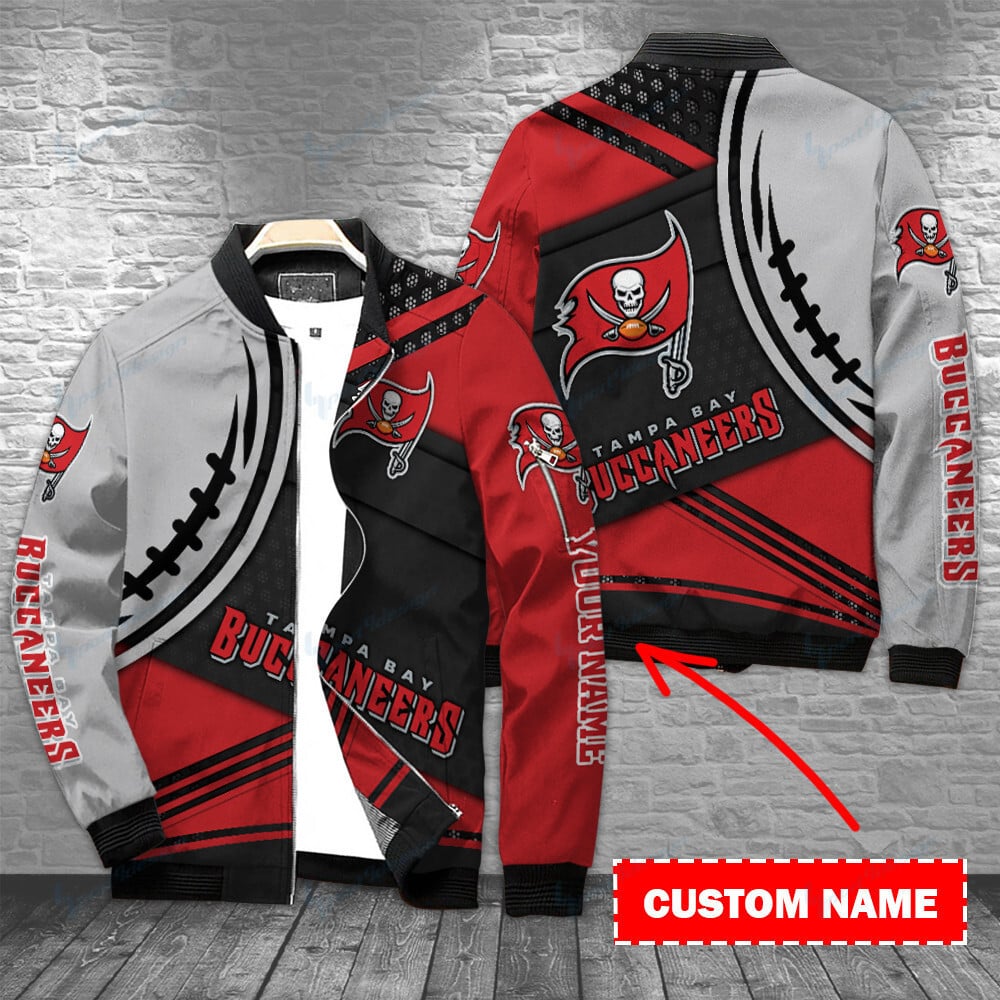 tampa bay buccaneers personalized bomber jacket bg454 cny42