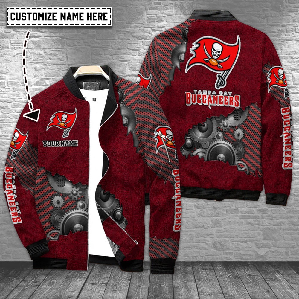 tampa bay buccaneers personalized bomber jacket bg585 uvg4j