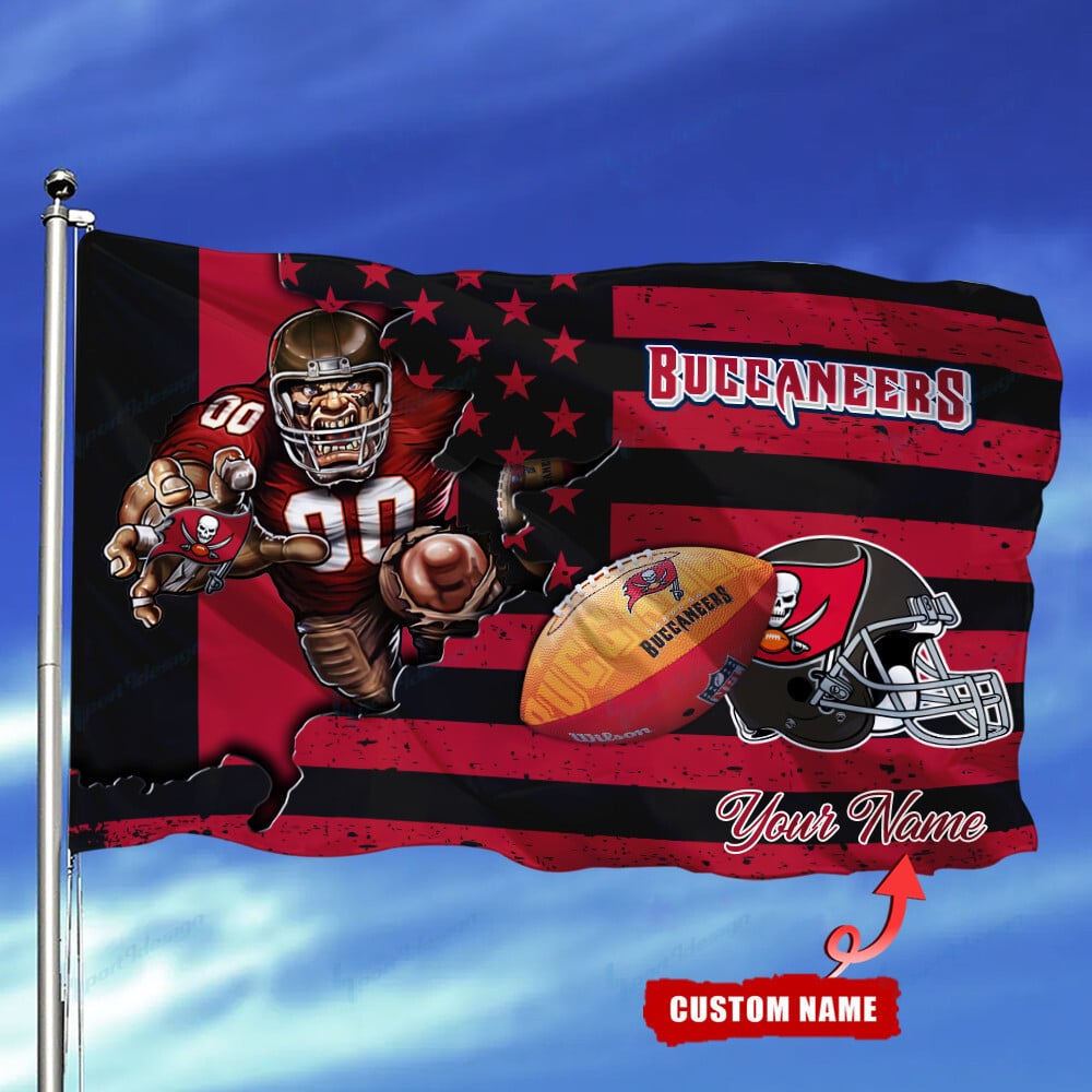 tampa bay buccaneers personalized flag 113 r7127