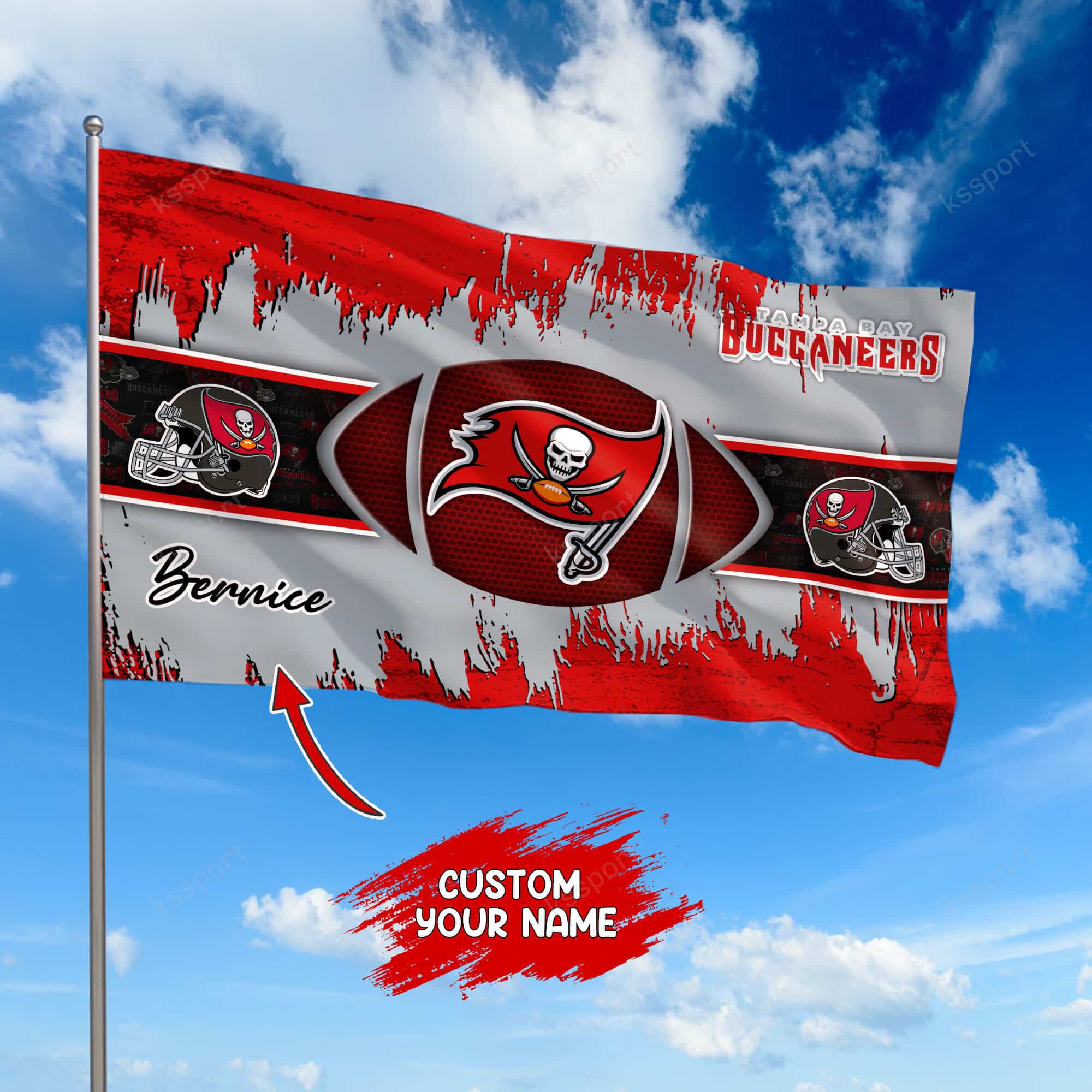 tampa bay buccaneers personalized flag 401 5pq73