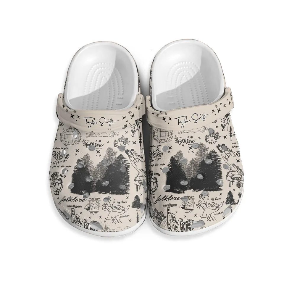 taylor swift folklore album music clogs perfect gift for swifties 0djg2