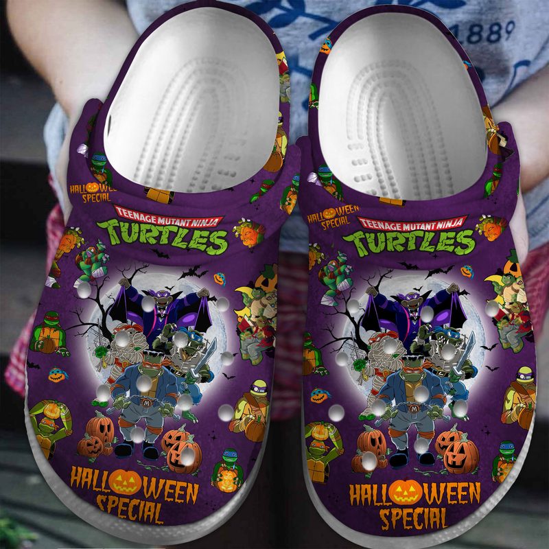 teenage mutant ninja turtles halloween purple clogs shoes udt1x