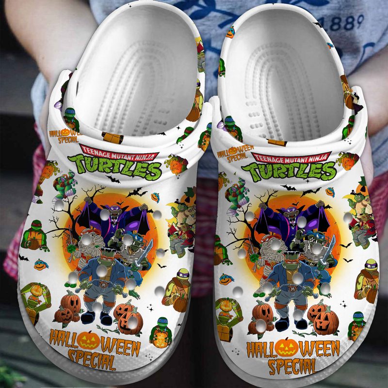 teenage mutant ninja turtles halloween white clogs shoes n0dym
