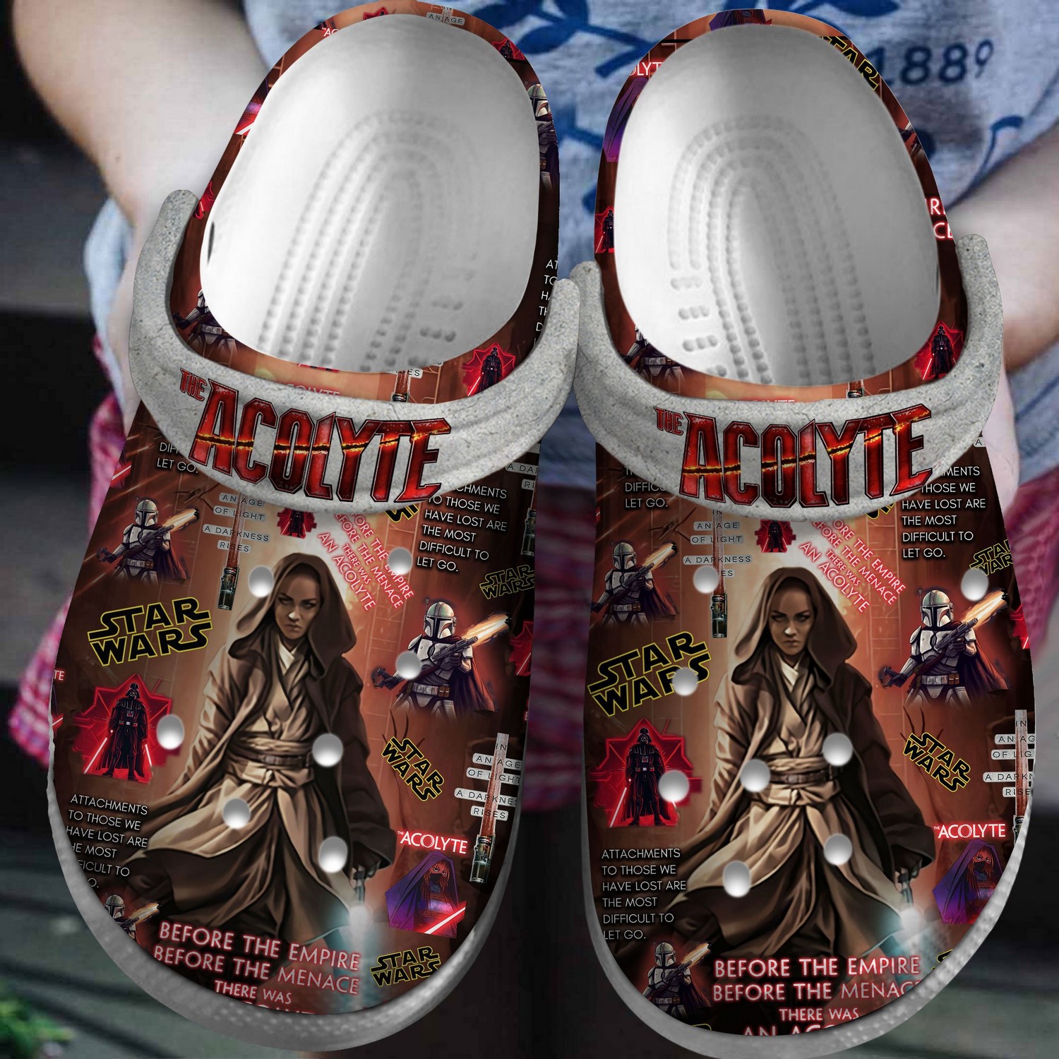 the acolyte star wars clogs for kids and adults fast shipping yiq0q