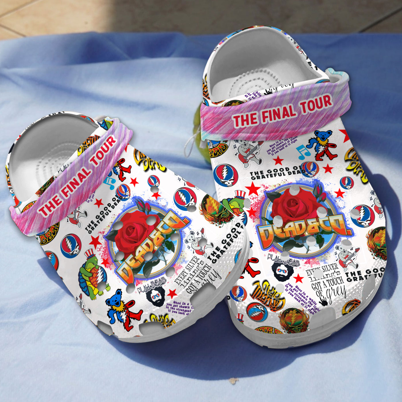 the final tour grateful dead music band classic clogs shoes ev11z