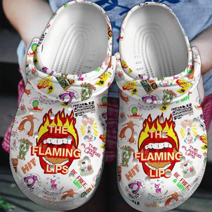 the flaming lips classic chaotic white music clogs ltnk0