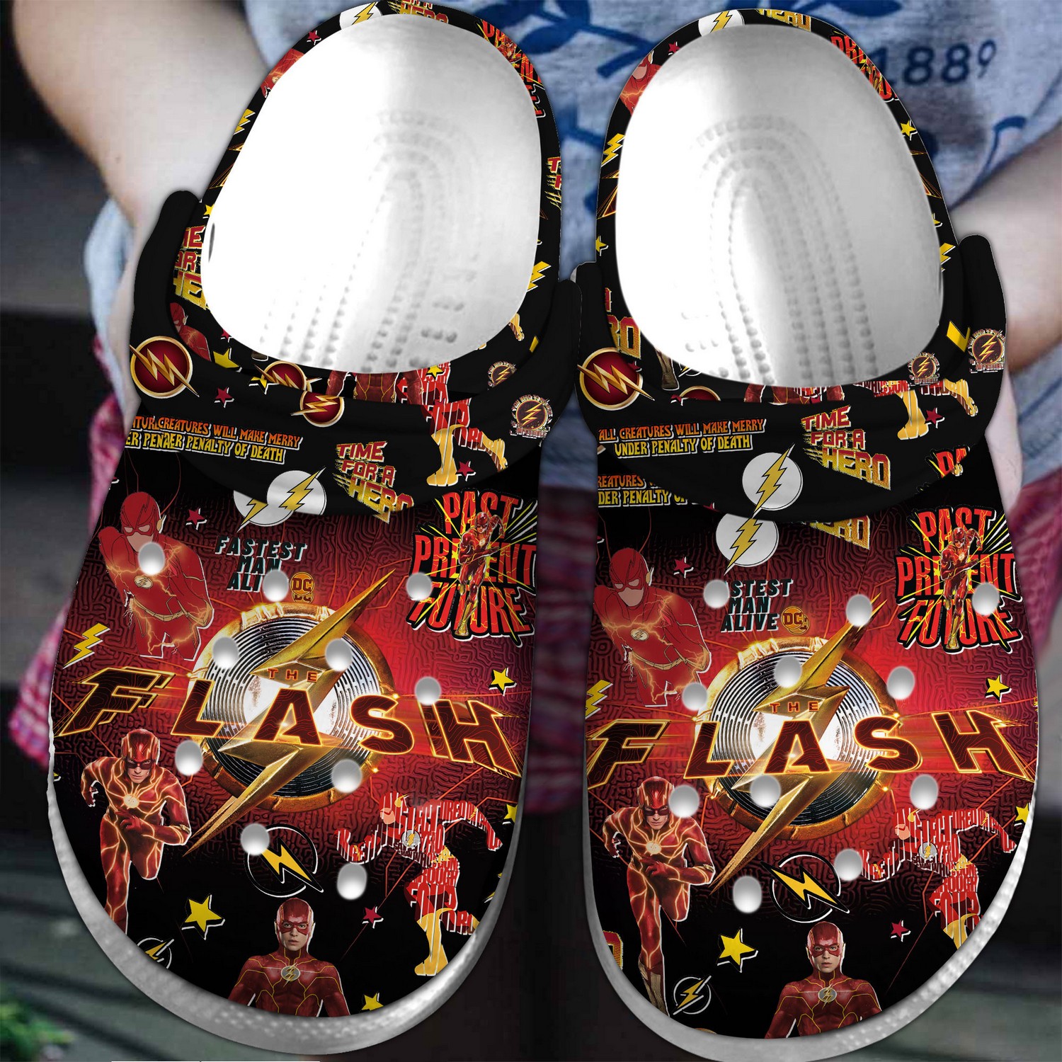 the flash past present future clogs for kids and adults riyrs