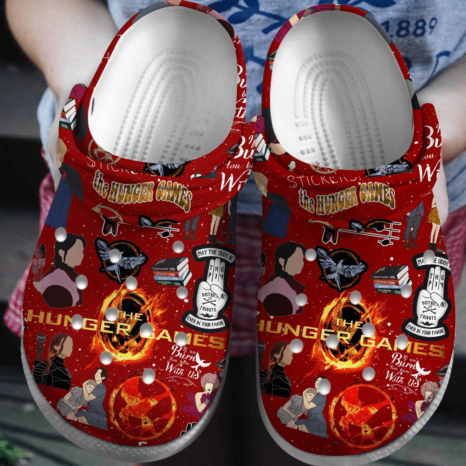 the hunger games movie clogs for kids and adults ddn1j