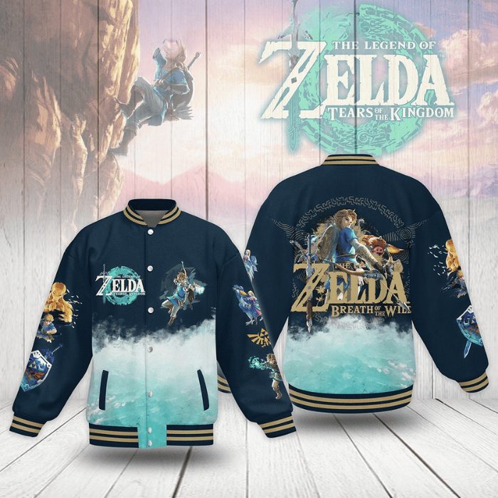 the legend of zelda tears of the kingdom baseball jacket odweu