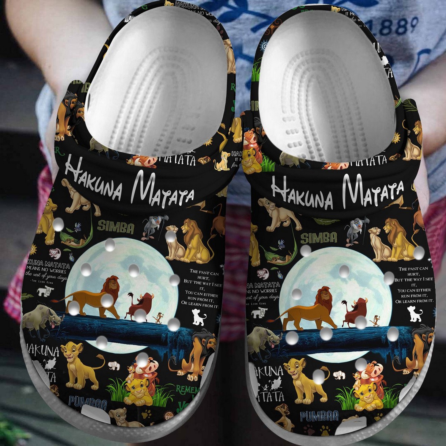 the lion king hakuna mayaya simba clogs for kids and adults fast shipping trezm