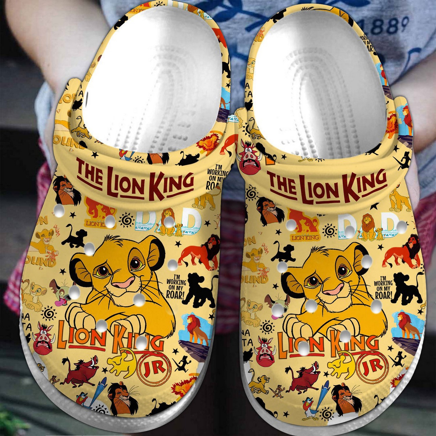 the lion king i am working on my road orange clogs fast shipping available htcmd