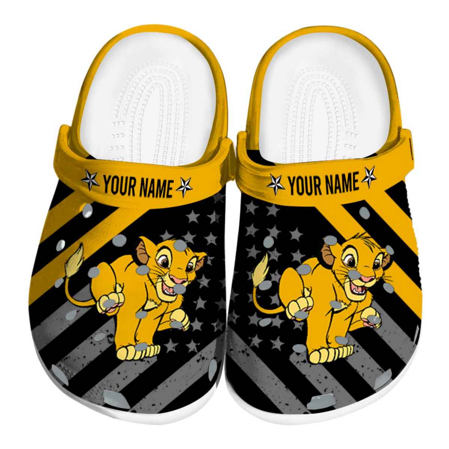 the lion king stellar stripes theme clogs fast shipping service available 2si9k