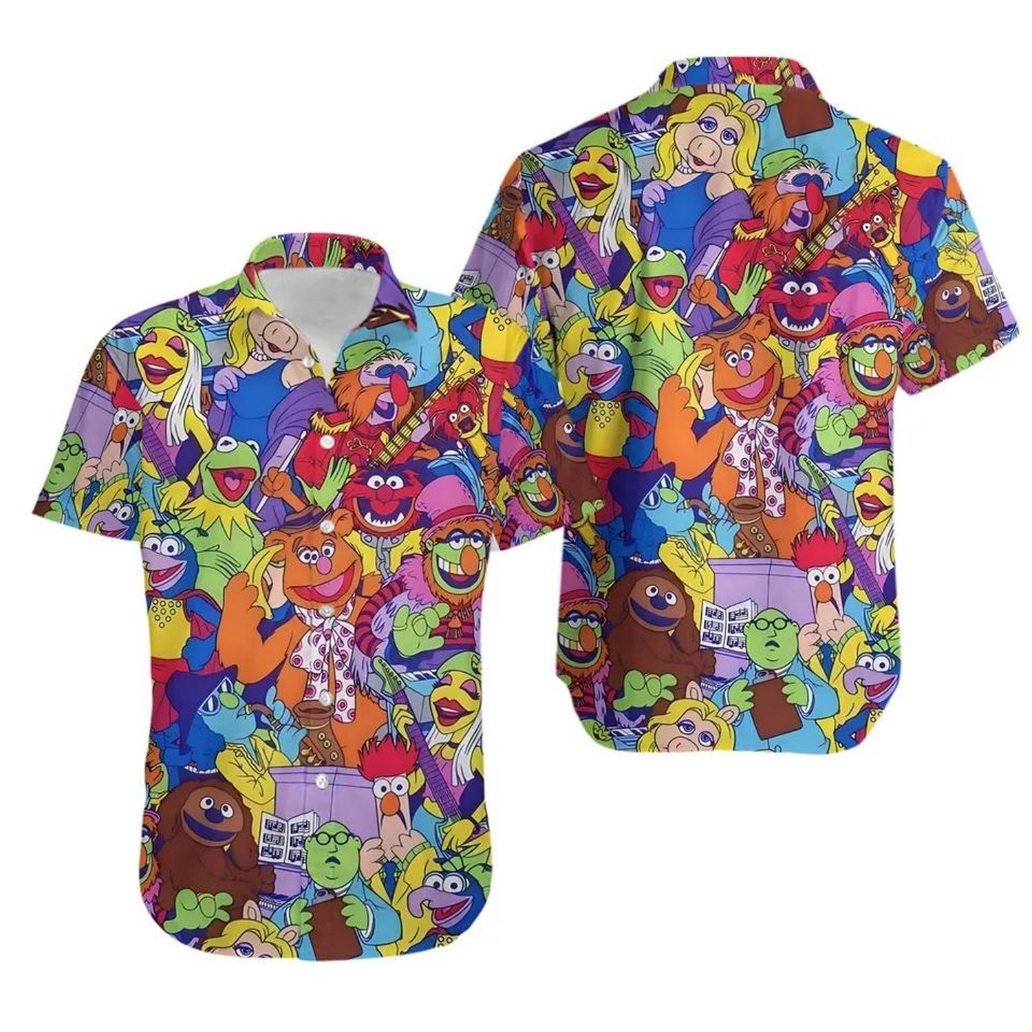 the muppet show cartoon characters hawaiian shirt yvnqv