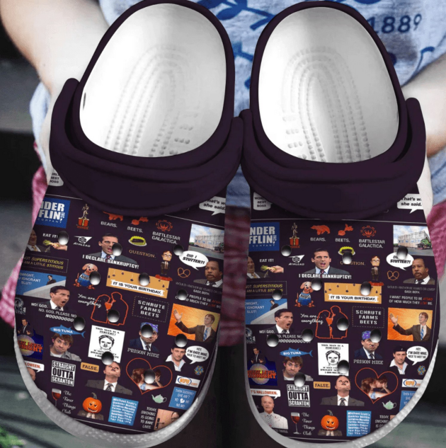 the office tv series credit black clogs for kids 26 adults fgfh7