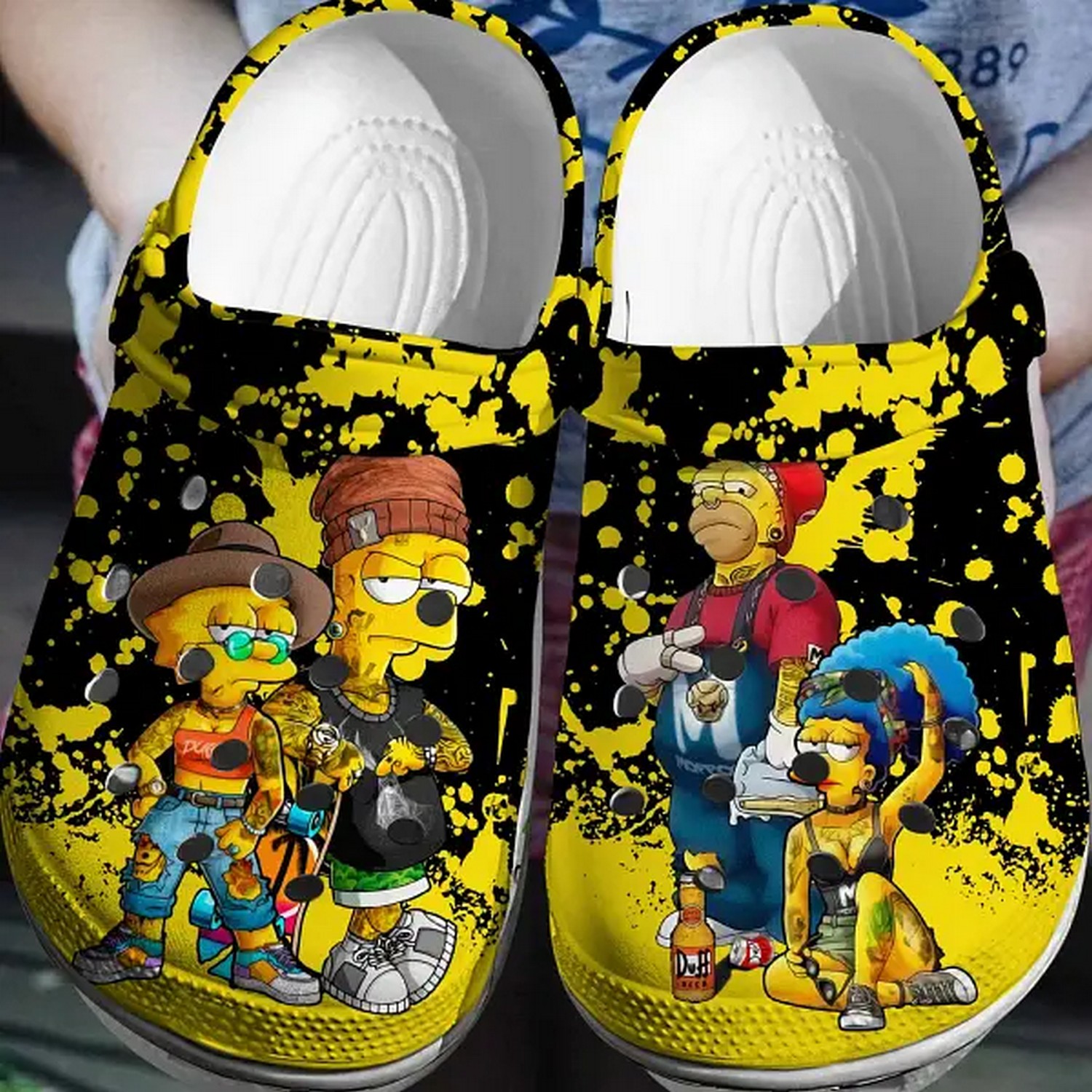 the simpsons swag family cool and funny clogs fast shipping available ariml