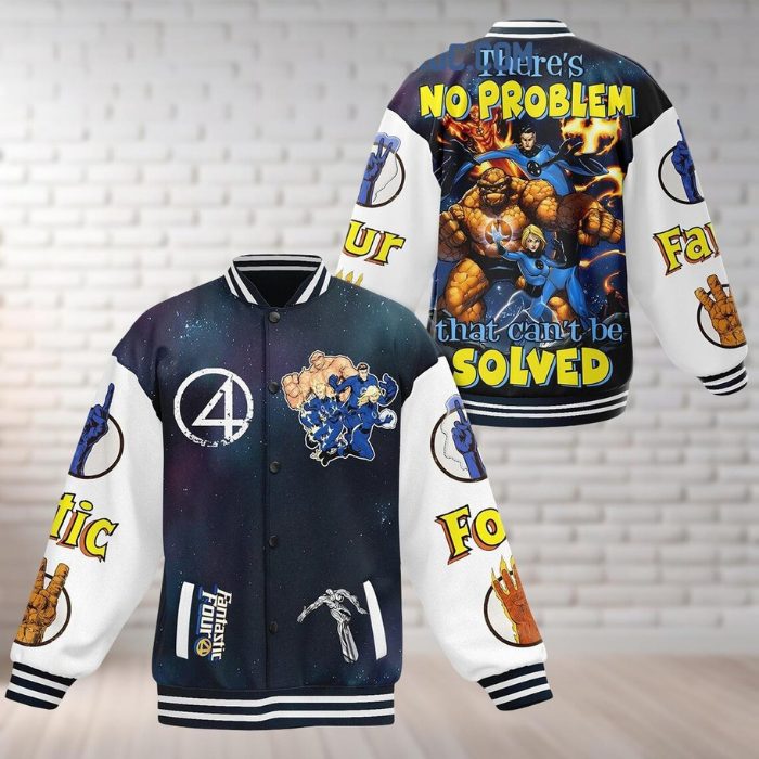 theres no problem fantastic four action movie baseball jacket xu0mb