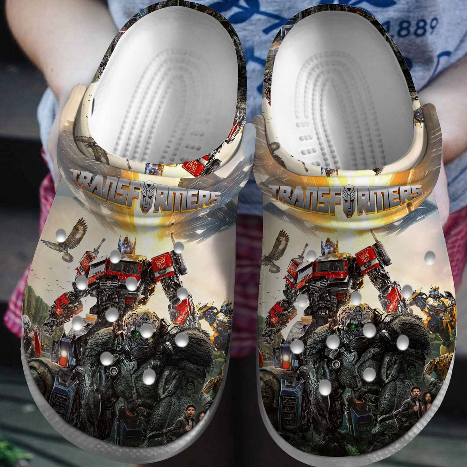 transformers movie clogs for kids and adults b7osw