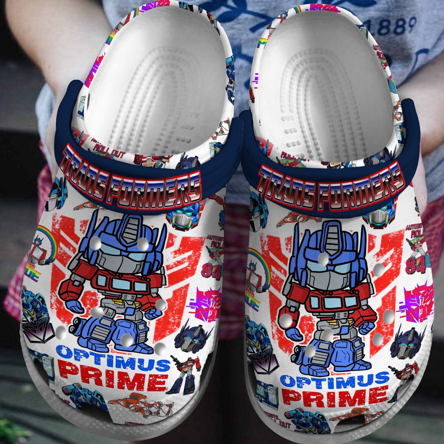 transformers optimus prime movie clogs for kids and adults geswo