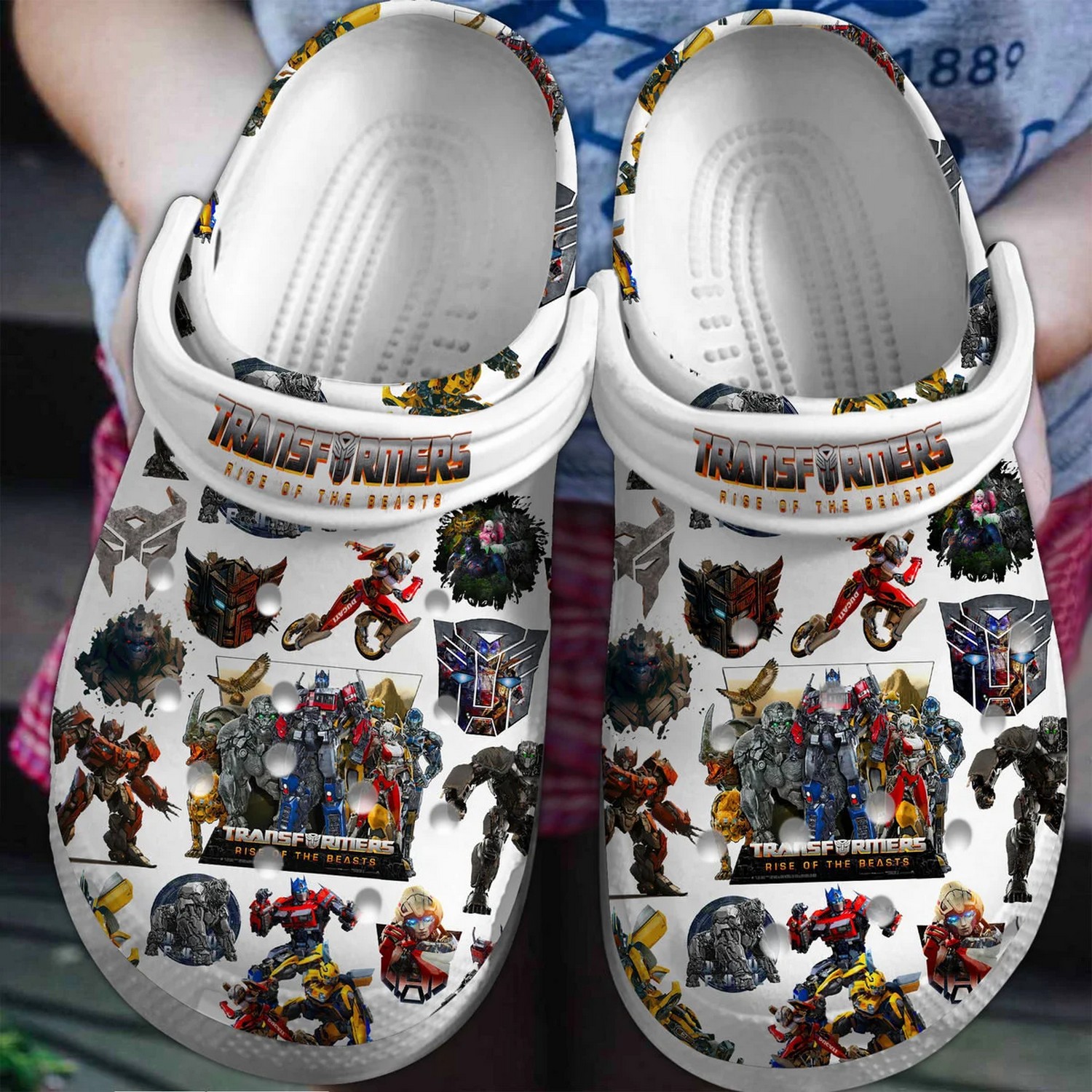 transformers rise of the beasts movie clogs for kids and adults x8eet