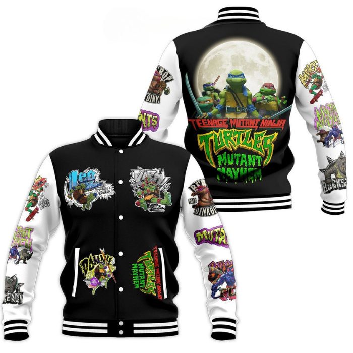 trendy teenage mutant turtles baseball jacket cd9e5