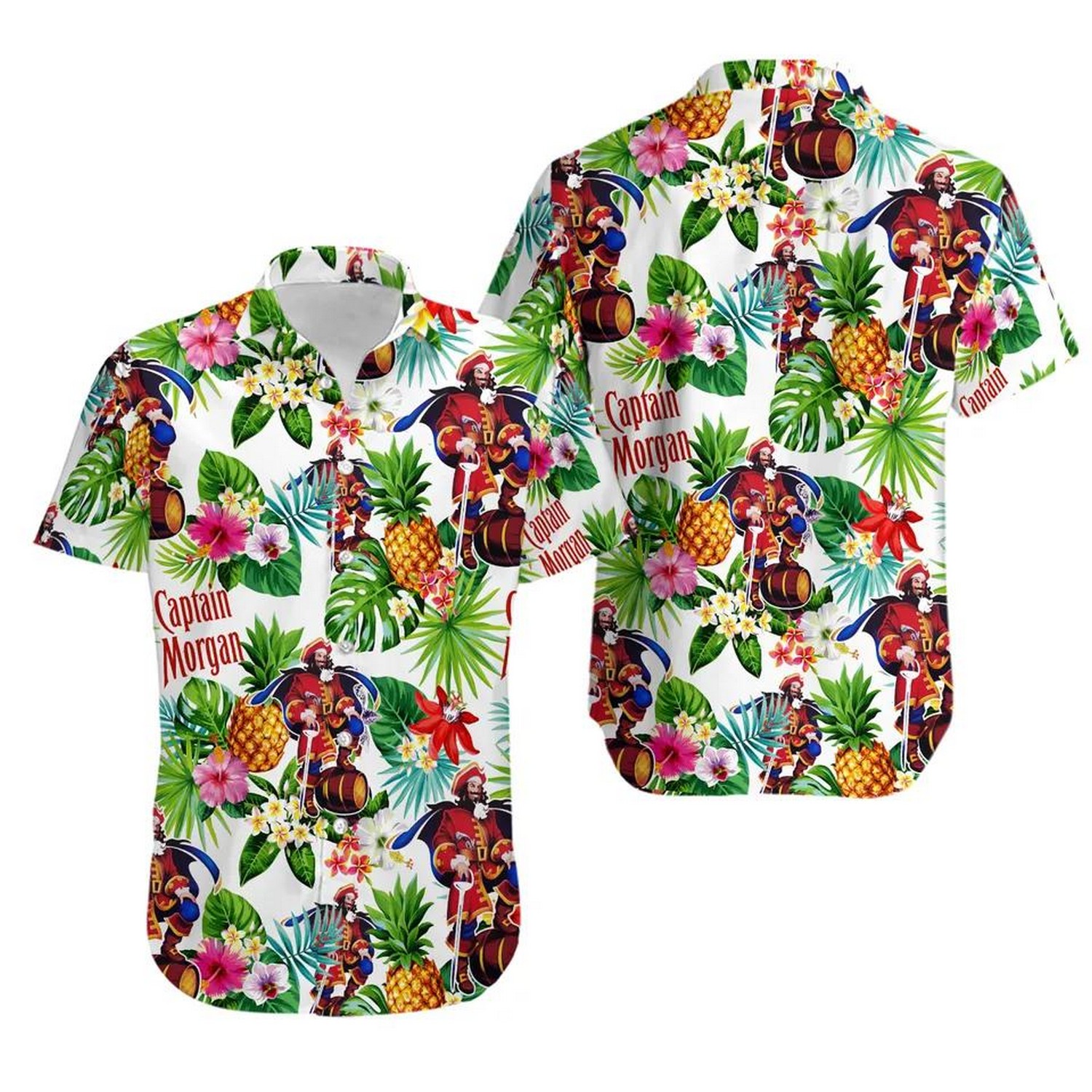 tropical captain morgan tropical hawaiian shirt oy4pq