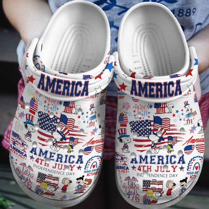 unique crocs the 4th of july america snoopy crocs zl1k7
