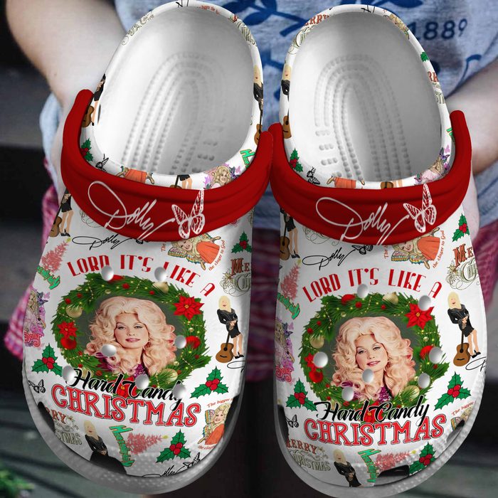 unique dolly parton christmas clogs shoes for kids and adults qutlk