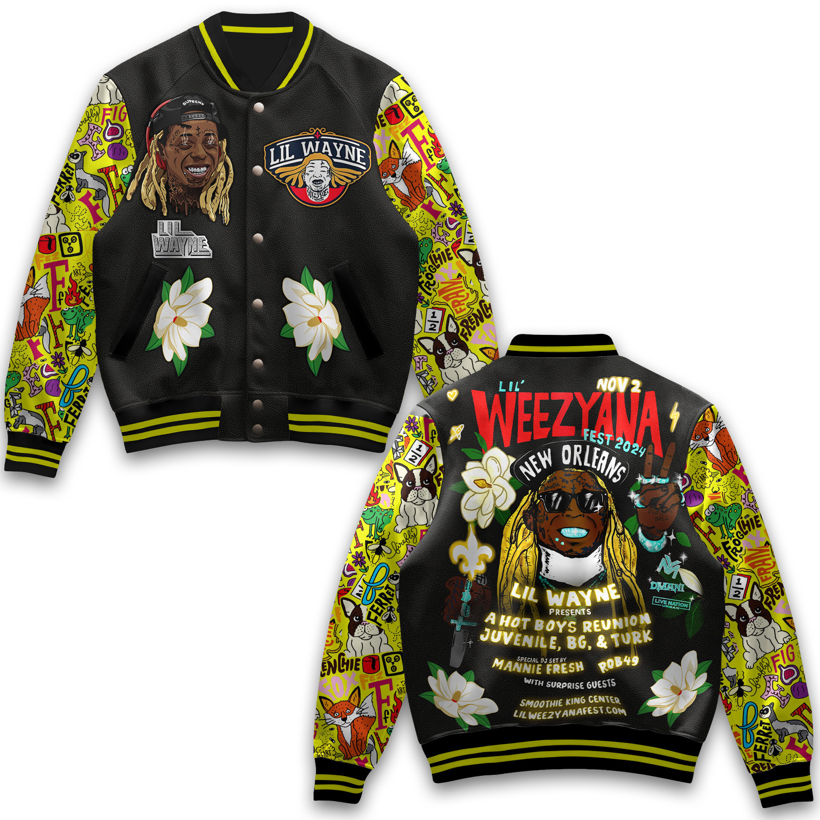 unique fashionable design lil wayne music baseball jacket ic2rg