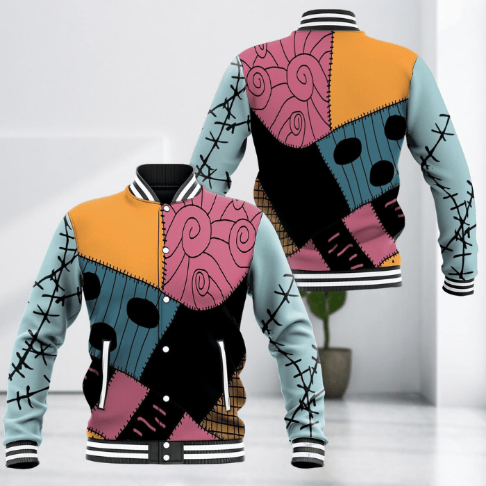 unique nightmare before christmas design baseball jacket ikcte