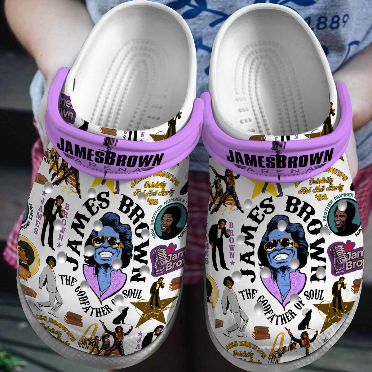 unisex cool james brown music clogs for kids and adults uwnzi