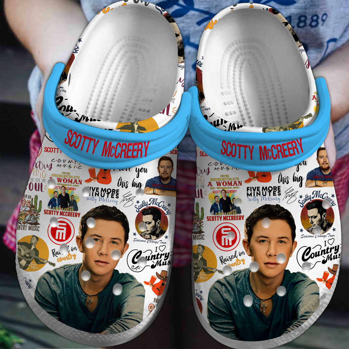 unisex shoes scotty mccreery music clogs for kids and adults tkygr