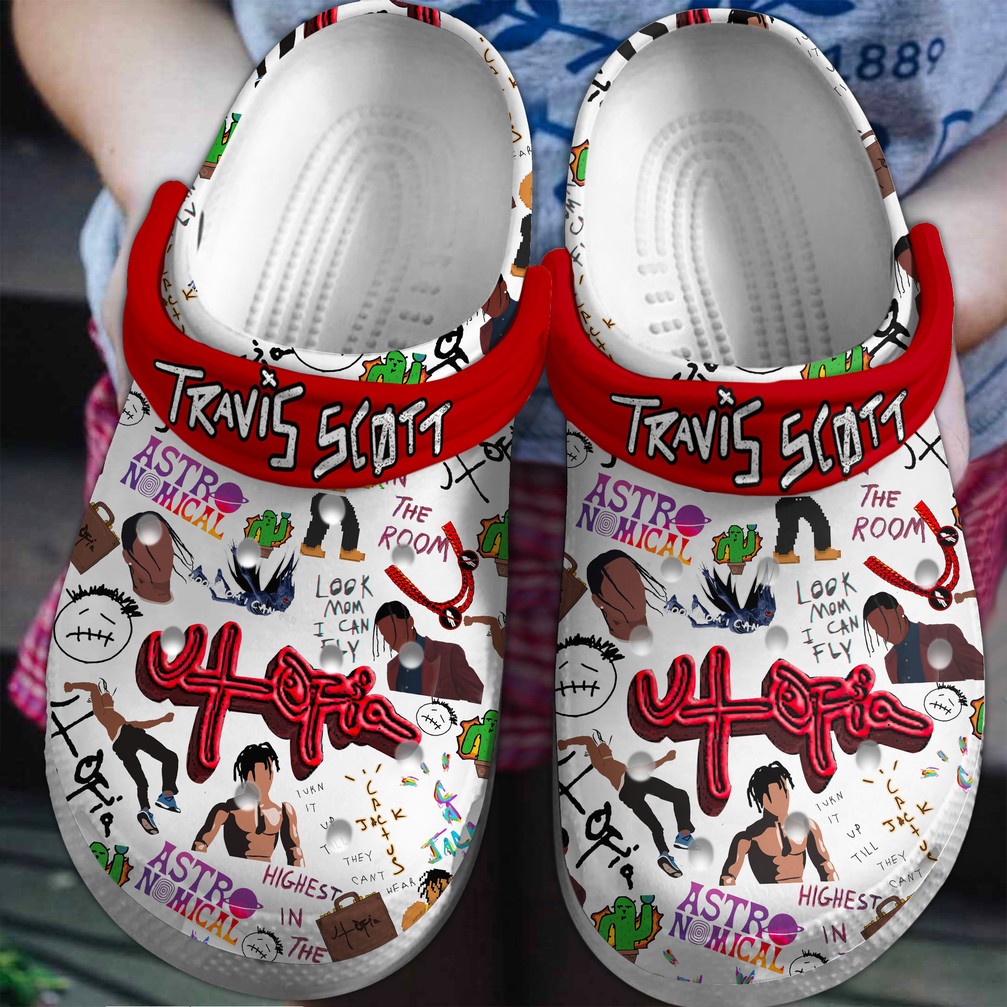 unisex slippers utopia symbols travis scott clogs fast shipping worldwide gaf4o
