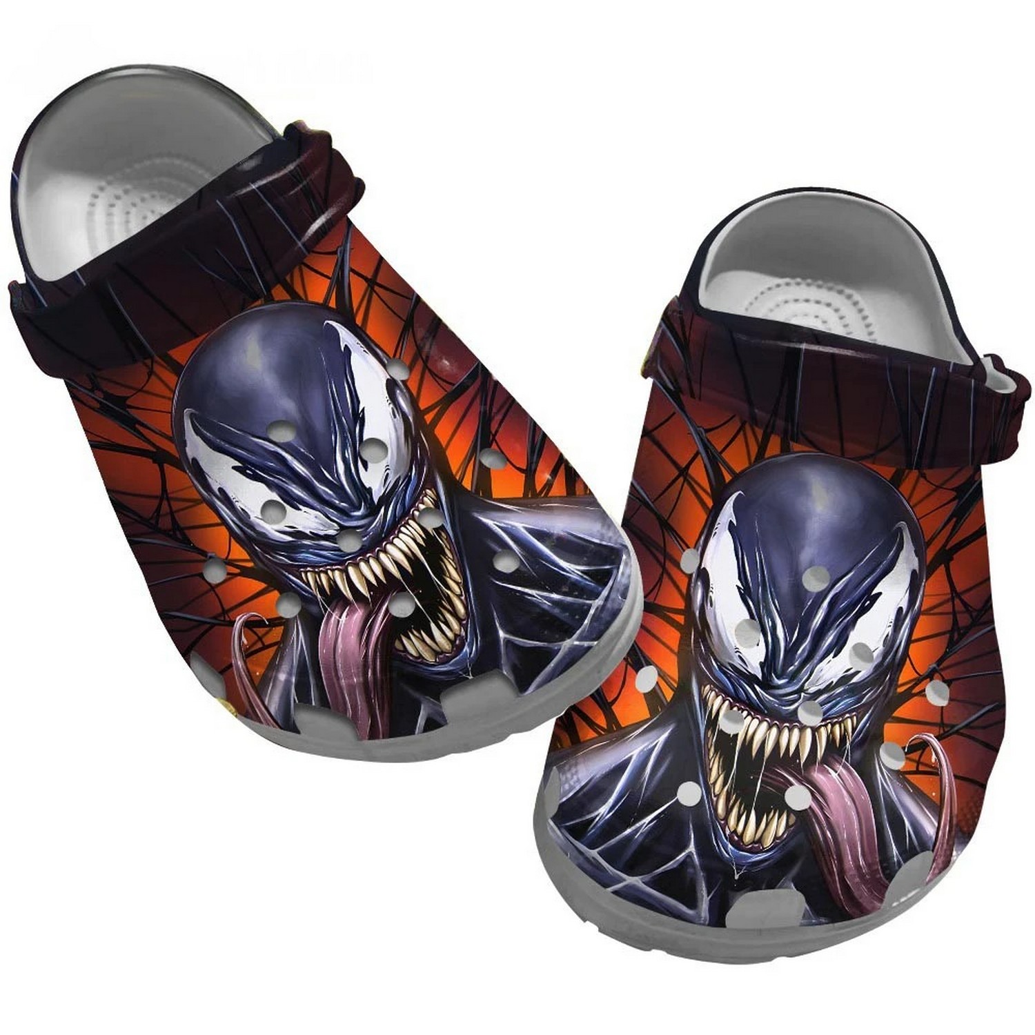 venom comic marvel clogs for kids and adults cxnhn