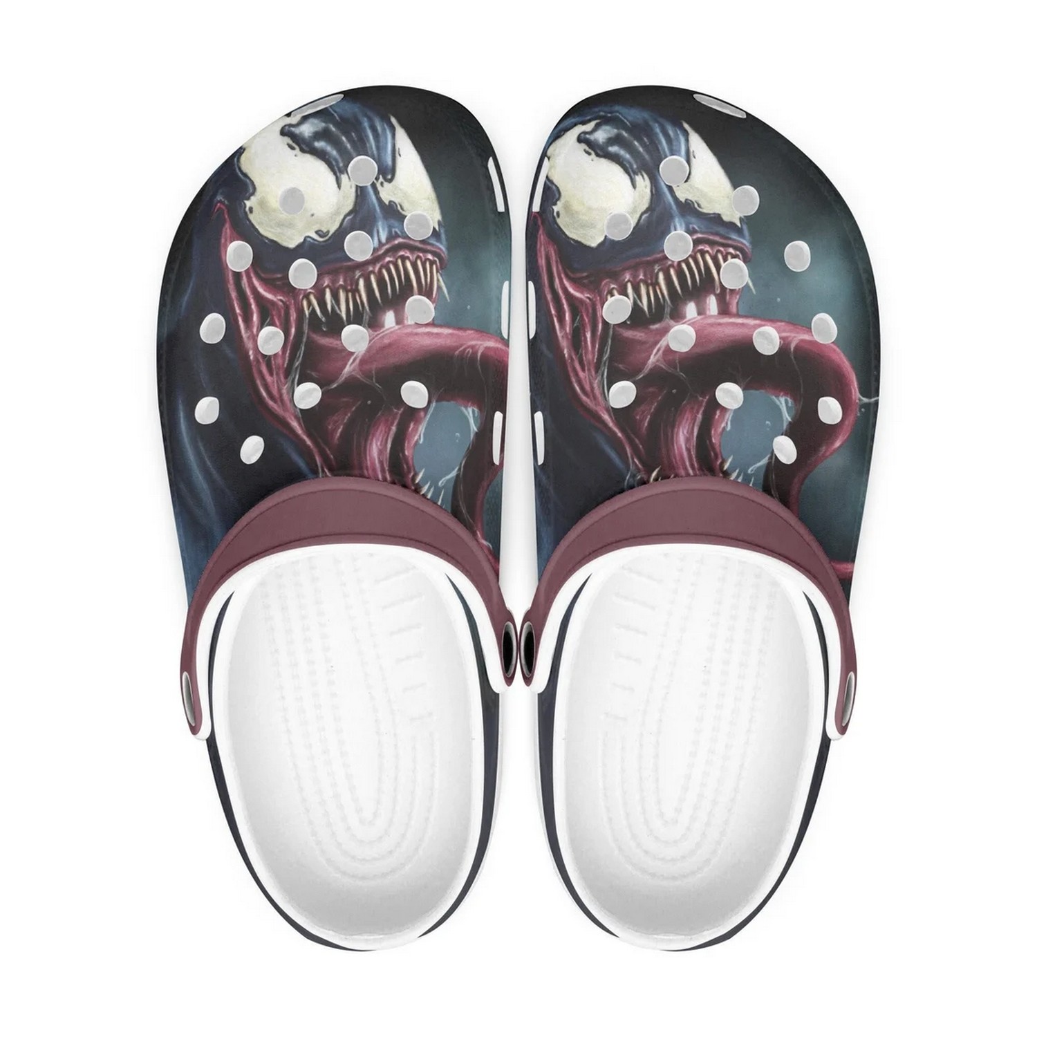 venom marvel movie clogs fast shipping service available kjidf