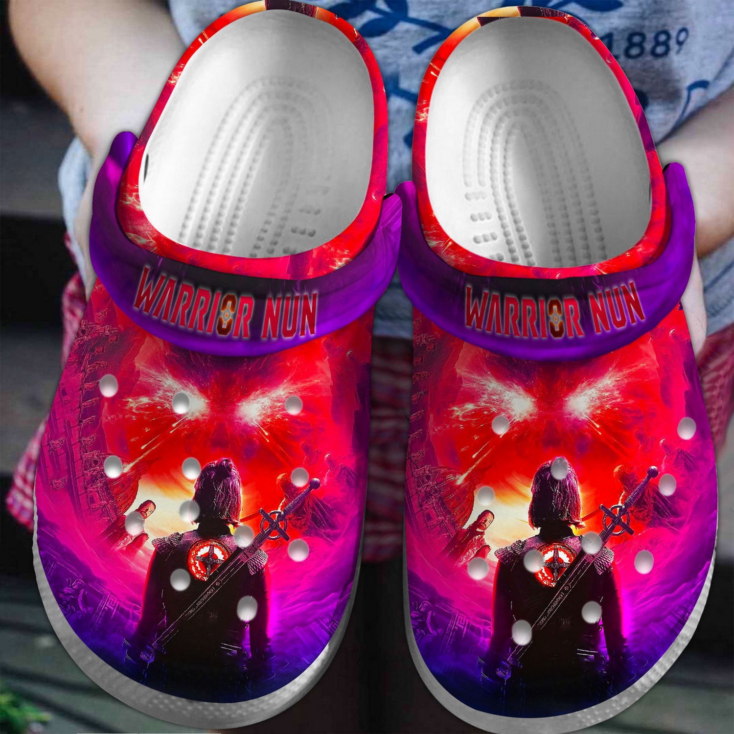 warrior nun tv series clogs for kids and adults gbphq
